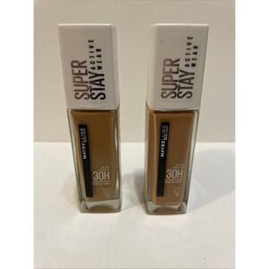 Lot Of 2 Maybelline Super Stay Active Wear 30H Foundation 320 Honey Miel
